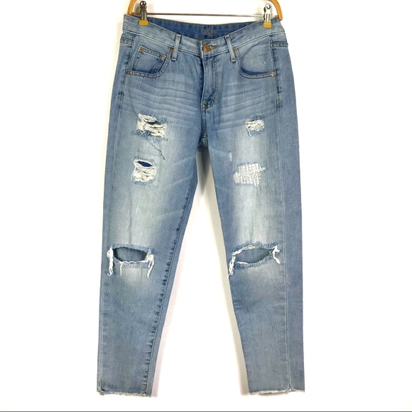 Mossimo Supply Co. Denim - Mossimo Women’s Ripped Boyfriend Jeans Sz 4 Ins28”